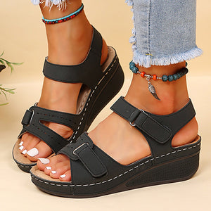 Women Sandals Heels Summer Sandals With Wedge Elegant Heeled Shoes For Women Platform Sandalias Mujer Lightweight Wedges Shoes | TageUnlimited
