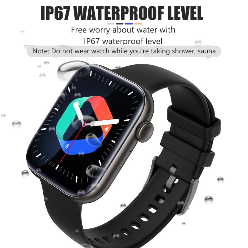 Xiaomi Huawei Samsung 1.81 inch Bluetooth Call Smartwatch Men Support 120 Sport  New Women Rotary keys Smart Watch +Box | TageUnlimited