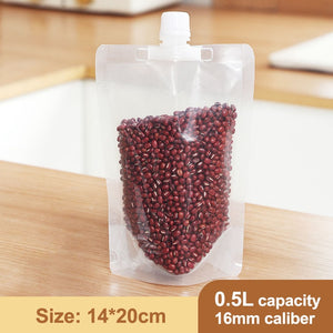 Grains Storage Packaging Bag Cereals Moisture Insect Proof Sealed Bag Thickened Portable Food Rice Bean Container Nozzle Bag | TageUnlimited