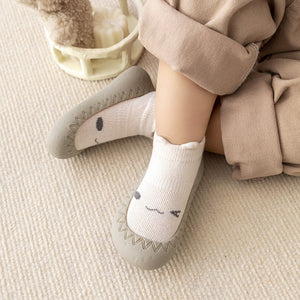 Baby Socks Shoes Baby Cute Cartoon Shoes Kids Boy Rubber Sole Child Floor Sneaker Toddler Girls First Walker Shoes For Newborns | TageUnlimited