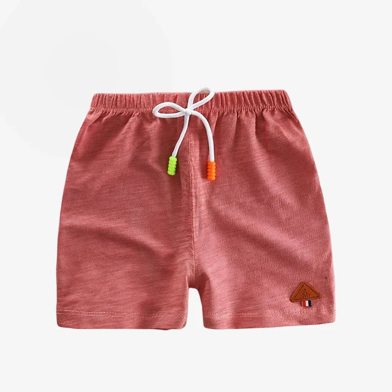 Children Shorts for Boys Girls Kids Clothes Cotton Solid Breathable Summer Baby Short Pants Casual Sports Beach Shorts Elastic