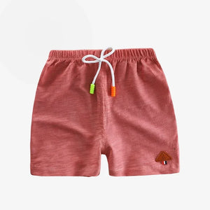 Children Shorts for Boys Girls Kids Clothes Cotton Solid Breathable Summer Baby Short Pants Casual Sports Beach Shorts Elastic