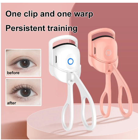 Eyelash Curler Portable Electric Heated Comb Eye Lash Perm Long Lasting Eyelashes Curls Thermal Eyelash Curler Makeup Tools. | TageUnlimited