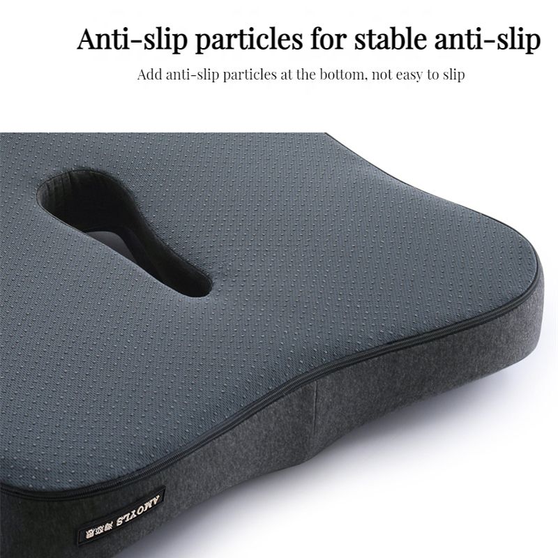 Memory Foam Office Chair Cushion Car Seat Support Waist Pillow Massage Lumbar Orthopedic Pillow Buttock Coccyx Cushion Back Pads | TageUnlimited