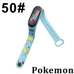 Pokemon Digital Watch Anime Pikachu Squirtle Eevee Charizard Student Silicone LED Watch Kids Puzzle Toys Children Birthday Gifts | TageUnlimited