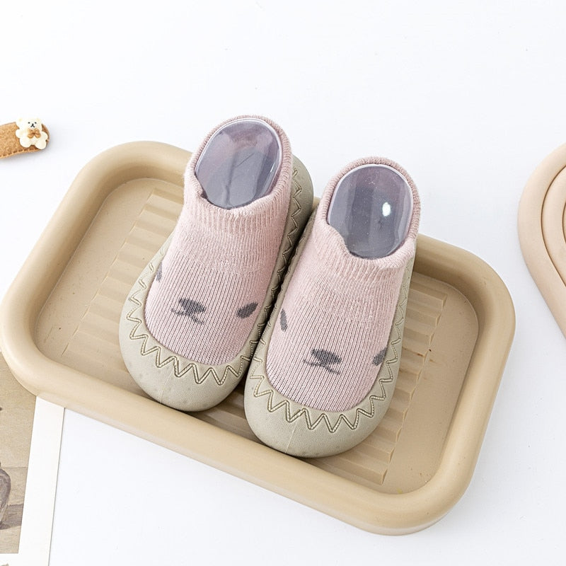 Baby Socks Shoes Baby Cute Cartoon Shoes Kids Boy Rubber Sole Child Floor Sneaker Toddler Girls First Walker Shoes For Newborns | TageUnlimited