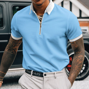 Men Polo Business And Casual Polo Shirt Men Solid Polo Shirts Brand Short-Sleeved Shirt  Man Clothing S-3XL | TageUnlimited