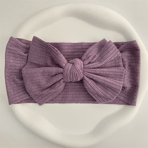 New Colors Knit Baby Headbands Rib Bow Elastic Soft Newborn Headbands for Baby Girl Children Turban Infant Kids Hair Accessories | TageUnlimited