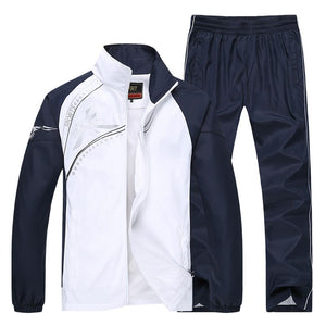 Men's Sportswear New Spring Autumn Tracksuit  High Quality Sets  Jacket+Pant Sweatsuit Male Fashion Print Clothing Size L-5XL | TageUnlimited