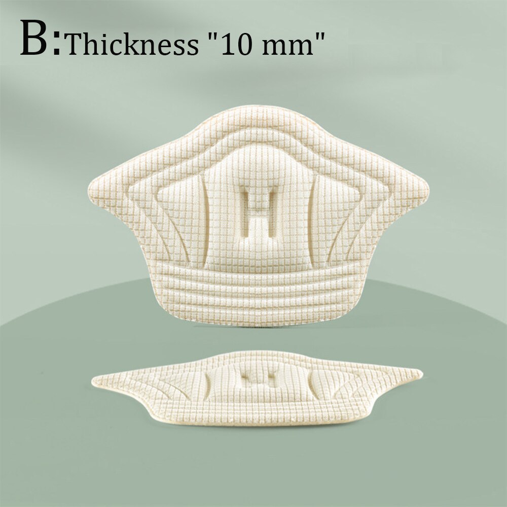 4/2 Pc Insoles Patch Heel Pads for Sport Shoes High Heel Anti Wear Foot Pad Cushion Insert Insole Heel Protector Back Sticker | TageUnlimited