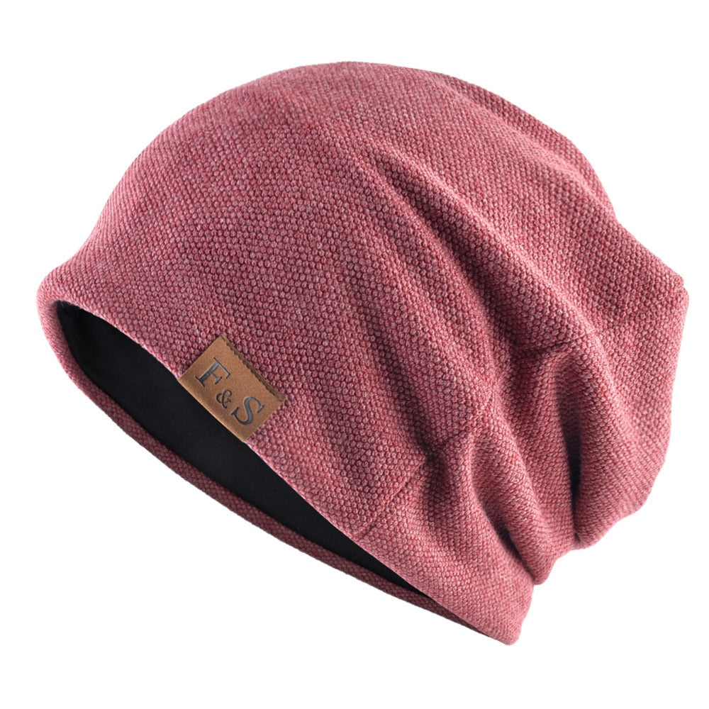 Men Women  Winter Warm Beanies Skullies Knitted Solid Casual Brand Soft Knitting Hat Outdoor Plus Velvet | TageUnlimited