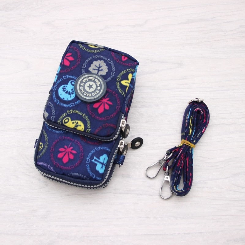 Small Shoulder Bag Nylon Women Mobile Phone Bag Mini Female Messenger Purse Lady Wallet CrossBody Bag Women Handbag | TageUnlimited