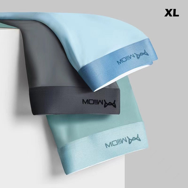High Quality 3pcs/set Graphene Men Underwear Panty Man Boxer Shorts AAA Antibacterial Ice Silk Panties Men&#39;s Breather Underpants | TageUnlimited
