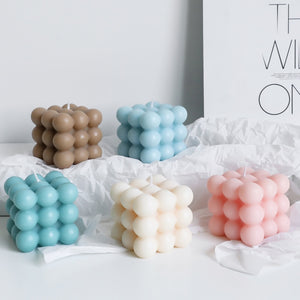 Modern Home Decoration Big Cube Bubble Candle Soy Wax Aromatherapy Scented Candles Home Decorative Candles Birthday Gift | TageUnlimited