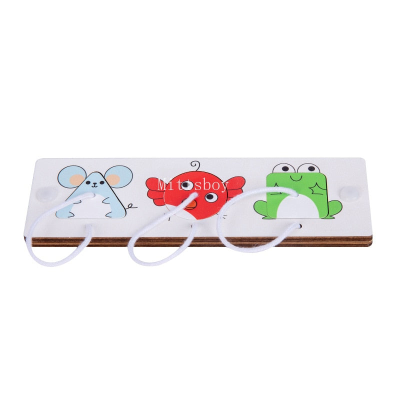 Montessori Busy Board DIY Accessories Early Learning Toy Matching Puzzle Kindergarten Education Hourgla Shoe Maze brain game Toy | TageUnlimited