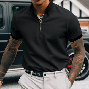 Summer Men&#39;s Polo Business And Casual Polo Shirt Men Solid Polo Shirts Brand Short-Sleeved Shirt  Man Clothing S-3XL | TageUnlimited