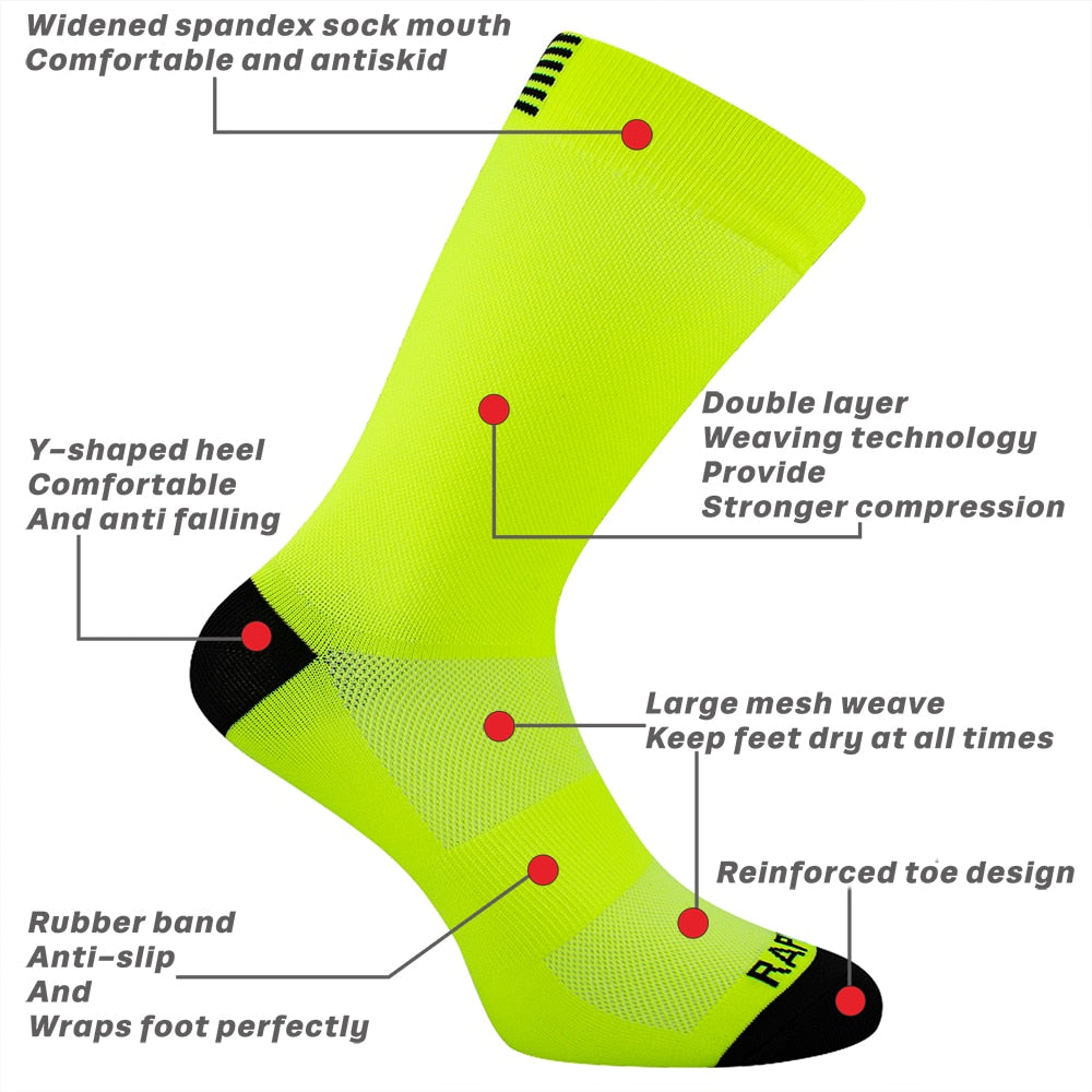 High Quality Profession Team Men Women Cycling Socks Bike Socks Breathable Bicycle Socks Outdoor Sportswear Racing Socks | TageUnlimited