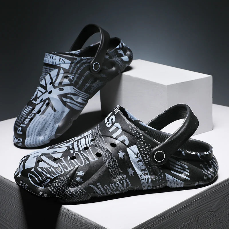 New Summer Beach Shoes Designer Outdoor Clogs Shoes for Men Zapatillas De Hombre
