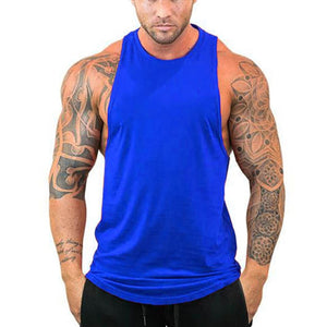 Brand Clothing Men Gym Singlet Muscle Stringer Tank Tops Fitness Sports Sleeveless Shirt Y BACK Racer Workout Tops Vest | TageUnlimited