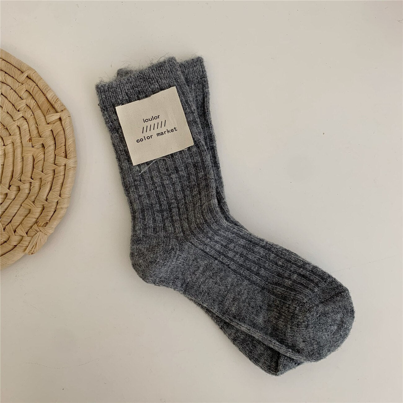 Women Socks Warm Wool Winter Thick Snow Casual Cashmere Business Socks Harajuku Designer Socks | TageUnlimited