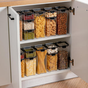 Food Storage Containers Kitchen Storage Organization Kitchen Storage Box Jars Ducts Storage for Kitchen PET Food Storage Box Lid | TageUnlimited