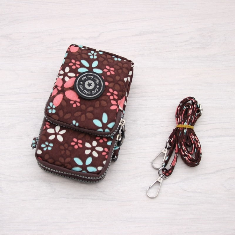 Small Shoulder Bag Nylon Women Mobile Phone Bag Mini Female Messenger Purse Lady Wallet CrossBody Bag Women Handbag | TageUnlimited