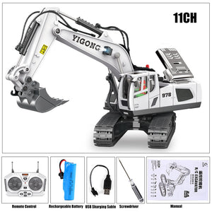RC Car Children Toys Remote Control Car Toys For Boys Radio Control Excavator Dump Truck Bulldozer Electric car Kids Toys Gift | TageUnlimited