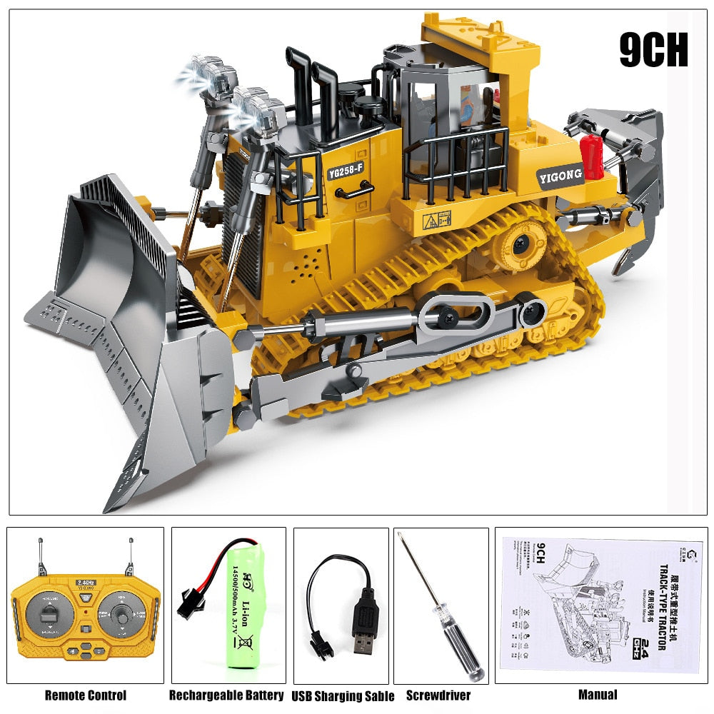 RC Car Children Toys Remote Control Car Toys For Boys Radio Control Excavator Dump Truck Bulldozer Electric car Kids Toys Gift | TageUnlimited