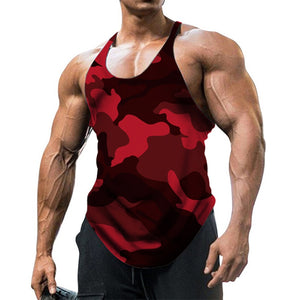 Camouflage Summer Fitness Tank Top Men Bodybuilding New Gyms Clothing Fitness Men Shirt Slim Fit Vests Mesh Singlets Muscle Tops | TageUnlimited