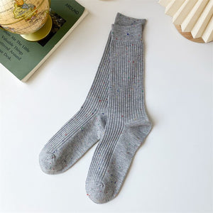 Women's Long Socks High Quality Autumn Winter Warm Thick Middle Tube Candy Color Korean Style Trend Elegant Pile Socks For Women | TageUnlimited