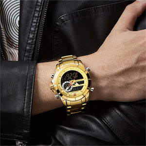 NAVIFORCE Luxury Original Sports Wrist Watch For Men Quartz Steel Waterproof Digital Fashion Watches Male Relogio Masculino 9163 | TageUnlimited
