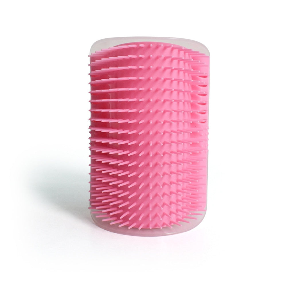 Cat Self Groomer With Catnip Soft Cats Wall Corner Massage Cat Comb Brush Rubs The Face With A Tickling Comb Pet Grooming Supply | TageUnlimited