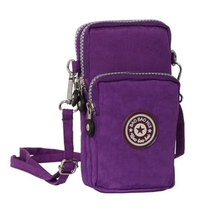 Small Shoulder Bag Nylon Women Mobile Phone Bag Mini Female Messenger Purse Lady Wallet CrossBody Bag Women Handbag | TageUnlimited