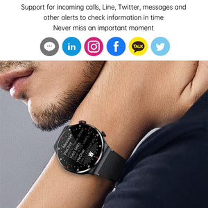 New Bluetooth Call Smart Watch Men Sports Fitness Tracker Waterproof Smartwatch Large HD screen for huawei Xiaomi phone+box | TageUnlimited