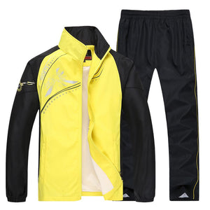 Men's Sportswear New Spring Autumn Tracksuit  High Quality Sets  Jacket+Pant Sweatsuit Male Fashion Print Clothing Size L-5XL | TageUnlimited