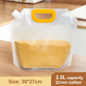 Grains Storage Packaging Bag Cereals Moisture Insect Proof Sealed Bag Thickened Portable Food Rice Bean Container Nozzle Bag | TageUnlimited