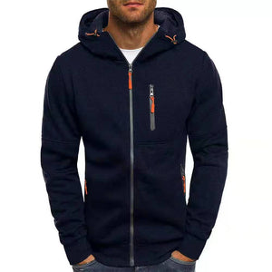 Brand New Men Hoodies Sweatshirts Leisure Cardigan Men Hooded Pullovers Jacquard Casual Man Hoody Sweatshirt Jackets | TageUnlimited