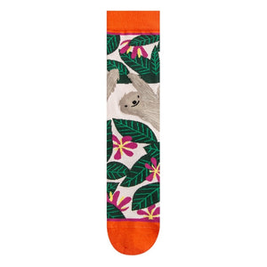 Fashion Colorful Autumn Winter Stocking  Women Socks  Plant Hedgehog Slothsi Cotton Socks Personality Straight Trendy Socks | TageUnlimited
