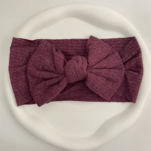 New Colors Knit Baby Headbands Rib Bow Elastic Soft Newborn Headbands for Baby Girl Children Turban Infant Kids Hair Accessories | TageUnlimited