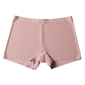 Seamless Short Spandex Ice Silk Safety Shorts Pants Women Boyshorts Under Skirt Underwear Breathable No Curling Boxers for Women | TageUnlimited