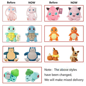 40 Styles Pokemon Plush Charmander Squirtle Pikachu Plush Bulbasaur Anime Stuffed Animal Toy Peluche Pokemon Doll Gift for Kid | TageUnlimited