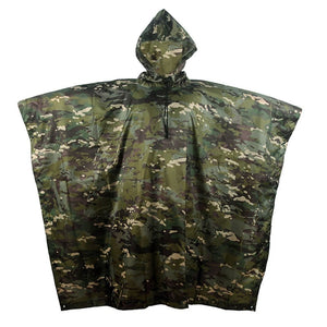 Impermeable Raincoat Poncho Outdoor Military Tactical Rainwear Camping Hiking Hunting Ghillie Suits Travel Umbrella Rain Gear | TageUnlimited