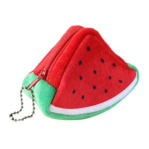 Women's Cartoon Coin Purse Three-dimensional Plush Zipper Headphone Bag Wallet Key Chain. | TageUnlimited