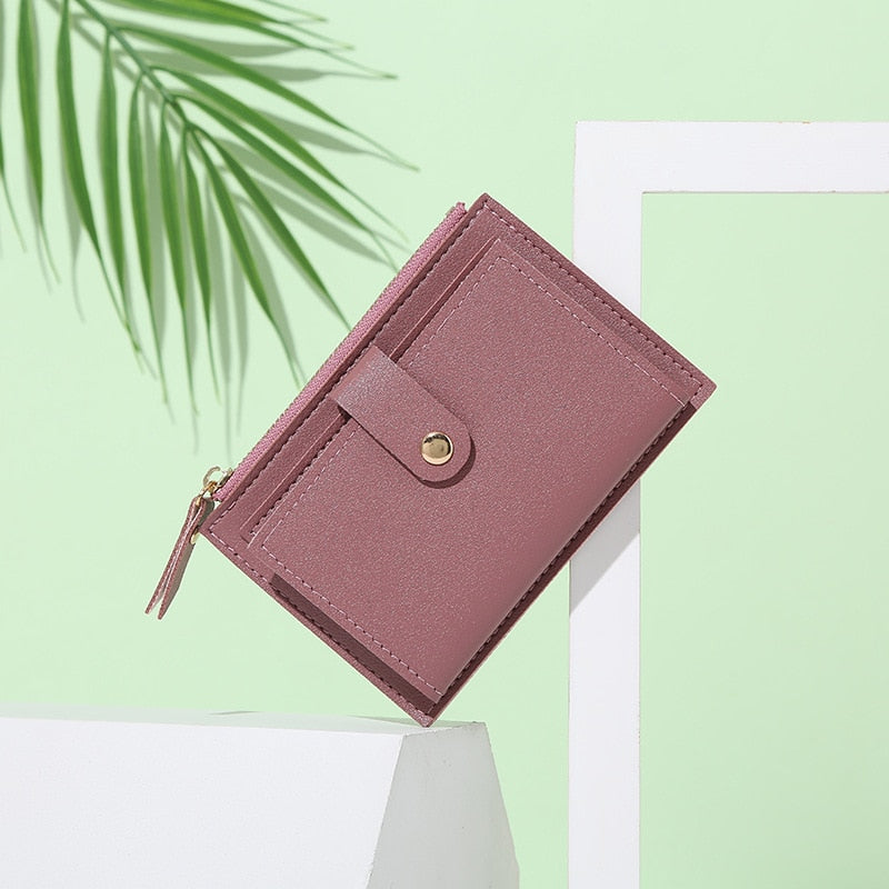 Unistybag Wallets for Women Luxury Designer Wallet Fashion Purses Solid Cute Small Wallet PU Girl Clutch Purse | TageUnlimited