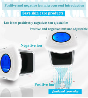 Micro Current Electroporation Galvanic Spa Body Face Lifting Facial Care Machine Skin Whitening Anti Wrinkle Face Beauty Decive | TageUnlimited
