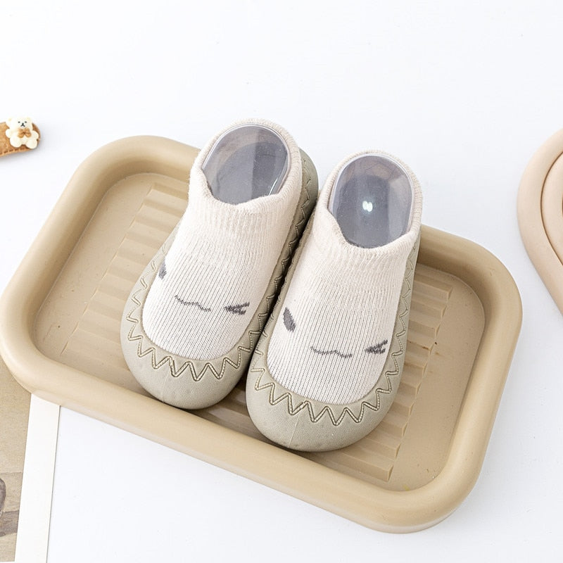 Baby Socks Shoes Baby Cute Cartoon Shoes Kids Boy Rubber Sole Child Floor Sneaker Toddler Girls First Walker Shoes For Newborns | TageUnlimited