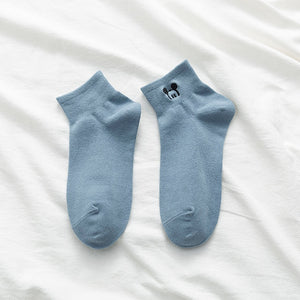 Disney Embroidered women socks shallow mouth Korean cute Japanese tide summer thin Cotton Funny street adult short boat sock | TageUnlimited
