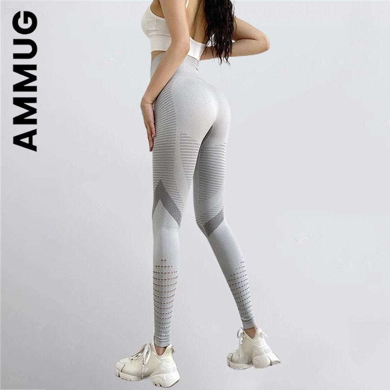 Women Seamless New Tights High Waist Women Leggings Large Size Sporty Yoga Leggings Gym Scrunch Yoga Pants Women Female | TageUnlimited