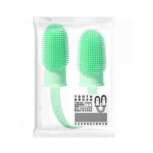 Dog Super Soft Pet Finger Toothbrush Teeth Cleaning Bad Breath Care Nontoxic Silicone Tooth Brush Tool Dog Cat Cleaning Supplies | TageUnlimited