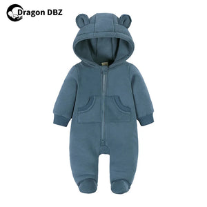 Newborn Baby Boy Clothes Long Sleeve Layette Pajamas Gender Neutral Girls Footies Autumn Winter Warm Infant Pajamas 3-24 Months | TageUnlimited